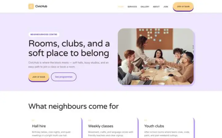 Téma: CivicHub