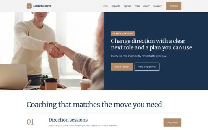 Weboldal karriercoach