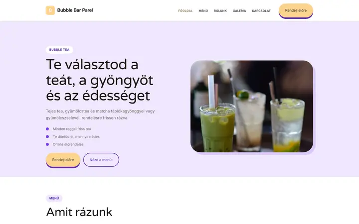 Téma: Bubble Bar Parel