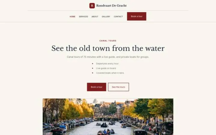 Téma: Rondvaart De Gracht