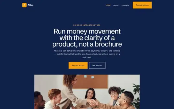 Weboldal fintech