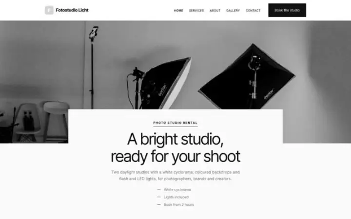 Téma: Fotostudio Licht