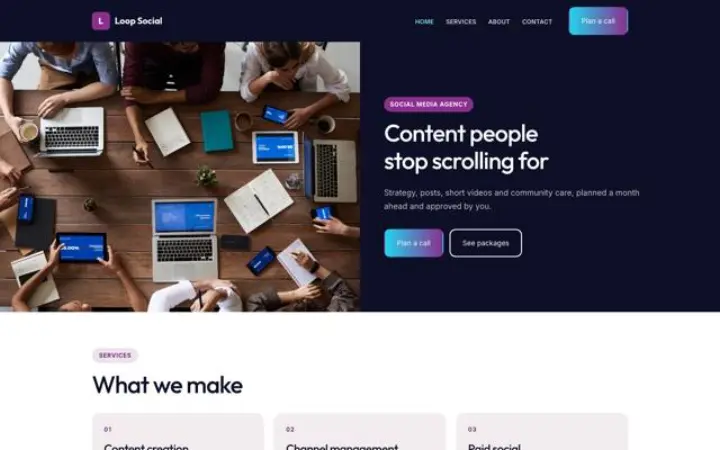 Weboldal social média ügynökség