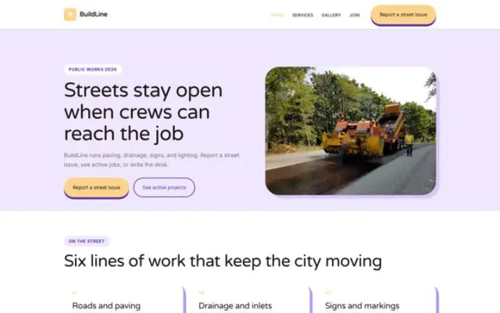 Téma: BuildLine
