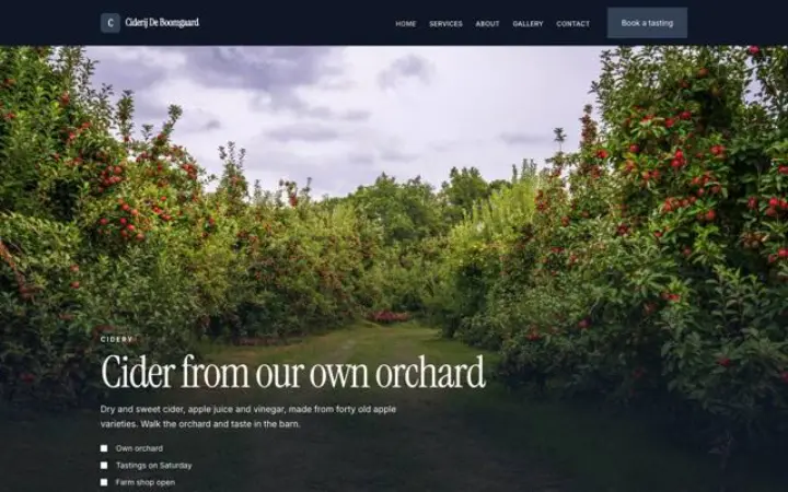 Téma: Ciderij De Boomgaard