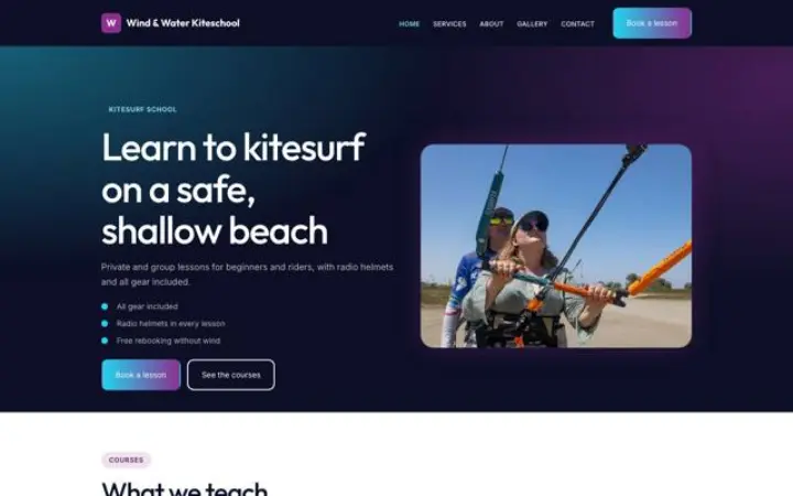 Weboldal kiteiskola