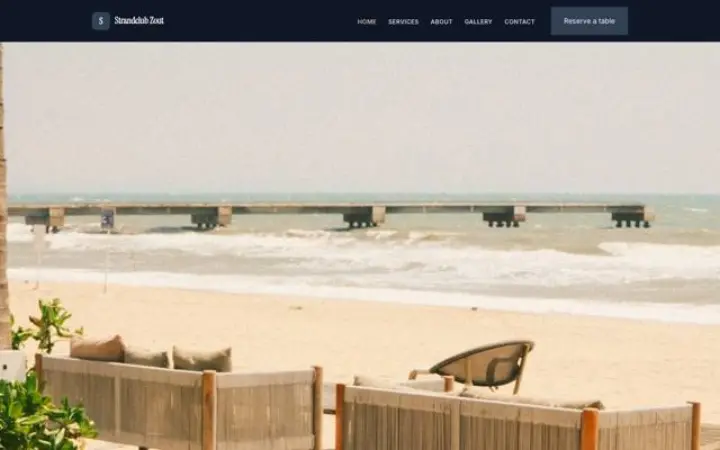 Weboldal beach club